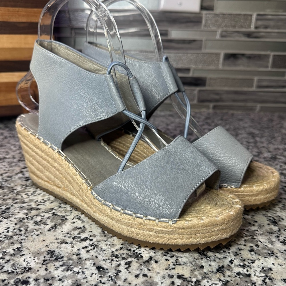 Eileen Fisher | Women’s Agnes Espadrille Wedge Sandals Size 7.5